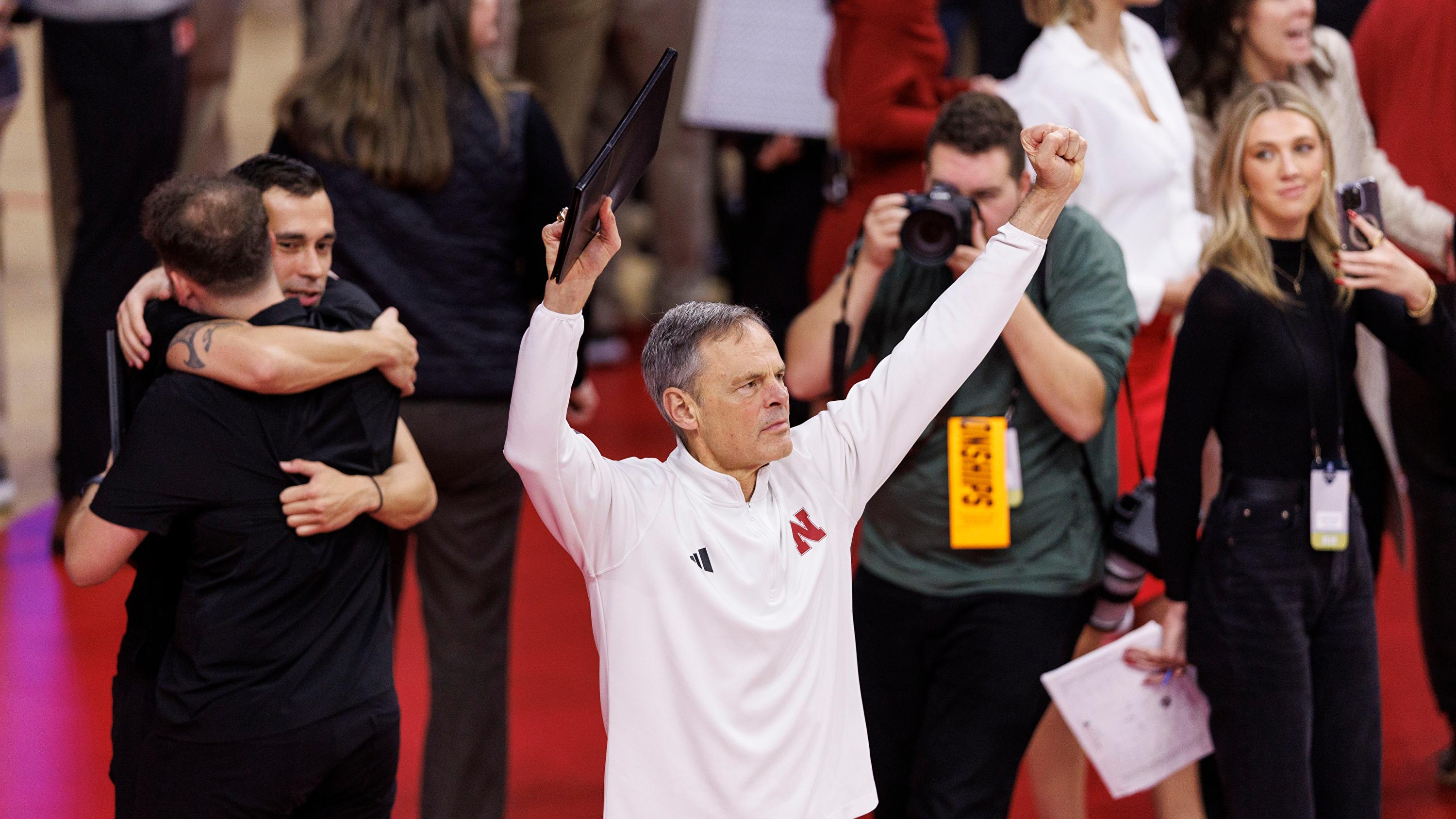 John Cook, legendary Nebraska volleyball head coach